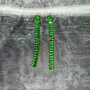 Long dangle earrings